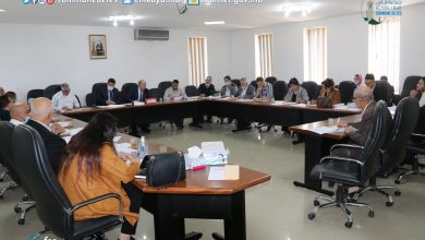 صورة اجتماع اللجنة المكلفة بالميزانية والشؤون المالية والبرمجة بمقر جماعة فاس
