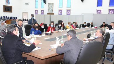 صورة الاجتماع الاخباري و التشاوري حول إعداد برنامج العمل الجماعي 2022 – 2027